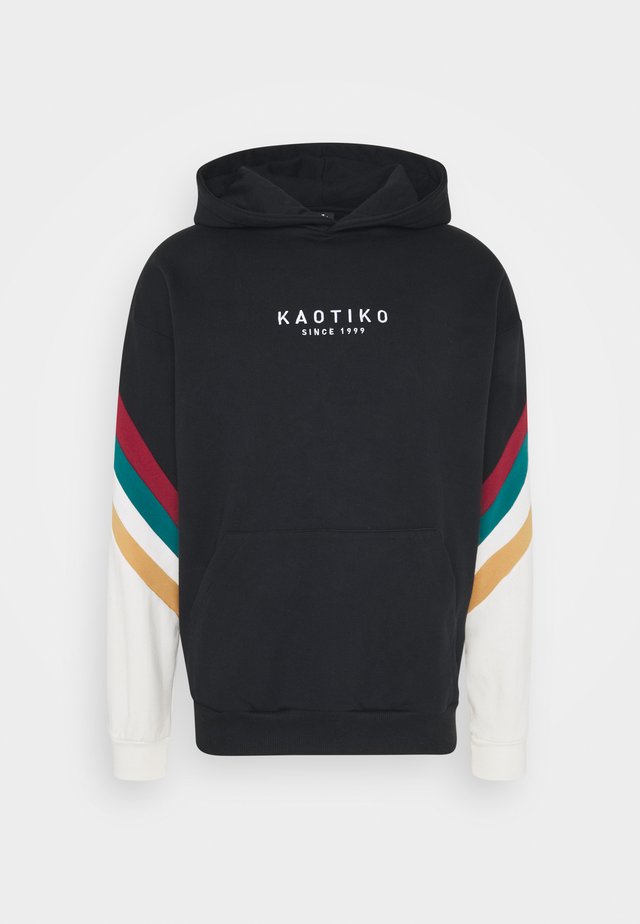 CREW WALKER - Kapuzenpullover - black