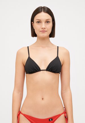 Calvin Klein Swimwear NON FIXED TRIANGLE - Bikini top - black