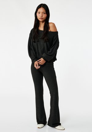 Koton, OFF-SHOULDER - Pitkähihainen paita - anthracite
