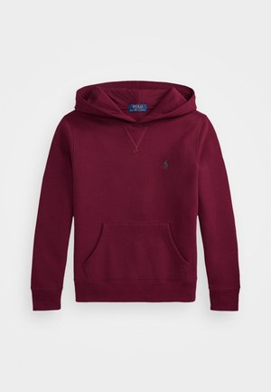 FLEECE HOODIE - Jersey con capucha - classic wine