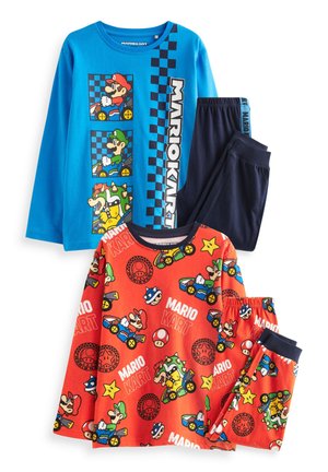 2 PACK  - Pijama - red blue mario kart