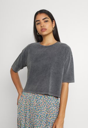 VMFOREVER CROP - Jednoduché triko - black