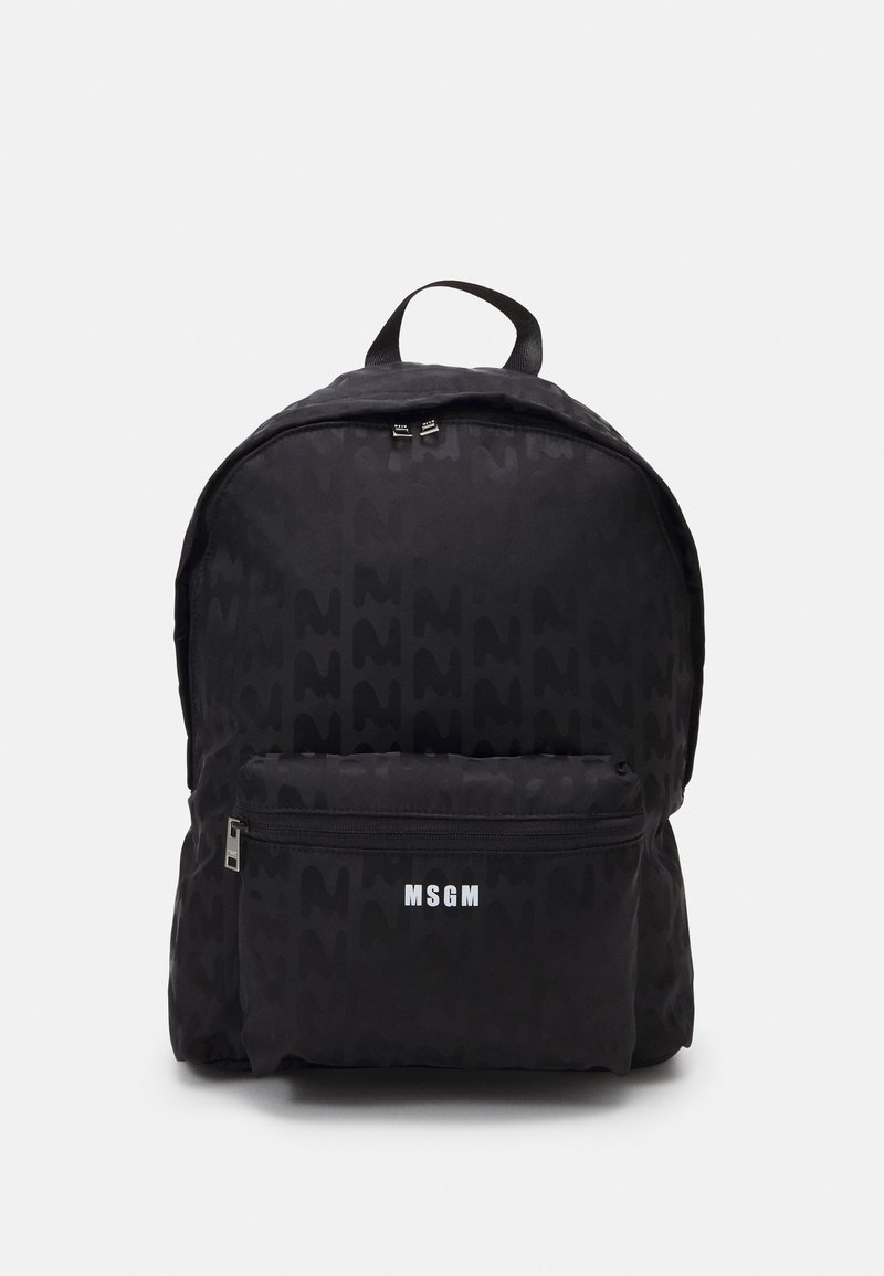 MSGM MONOGRAM BACKPACK UNISEX - Sac à dos - black
