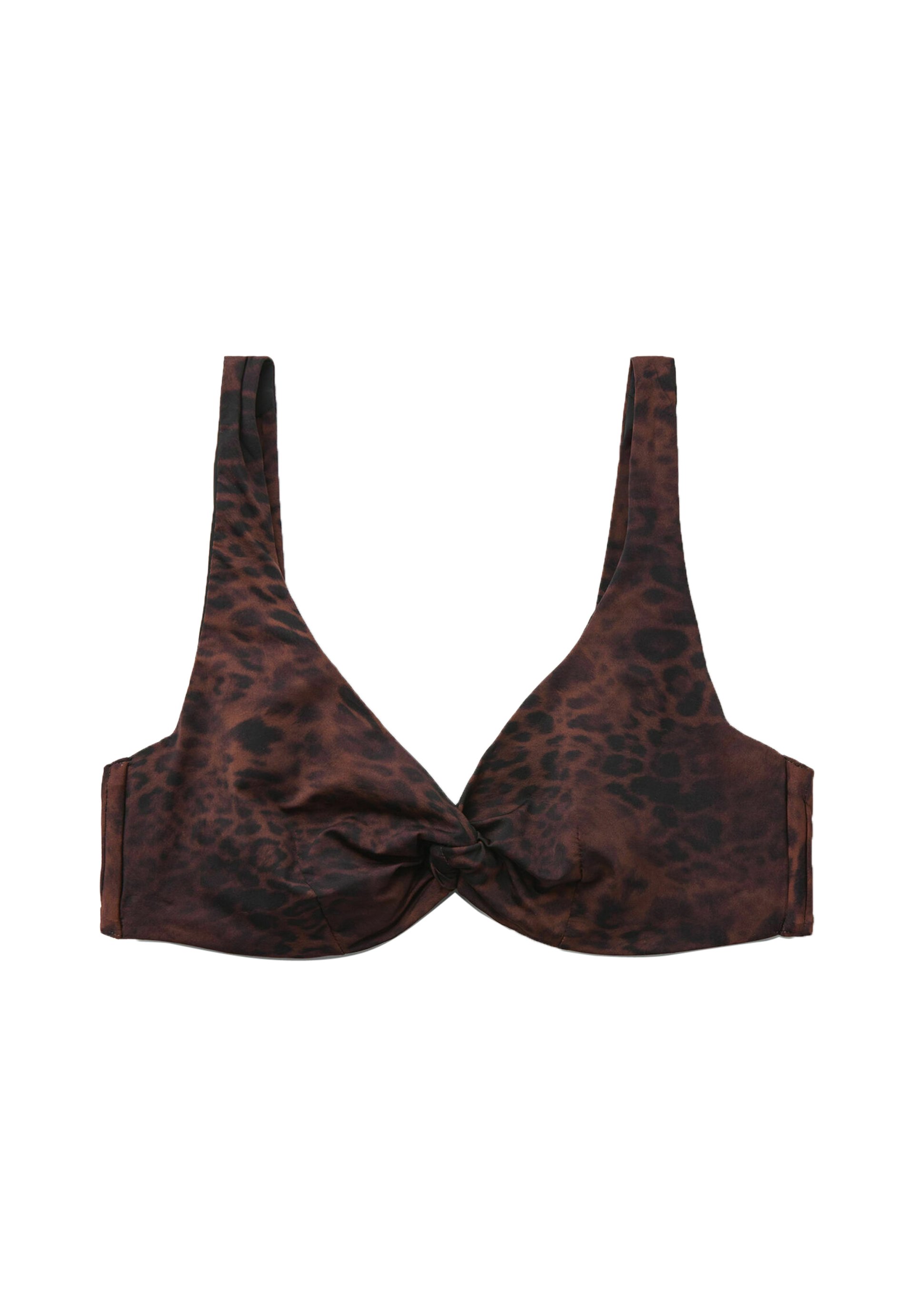 Animal Print Balconette Bikini Top
