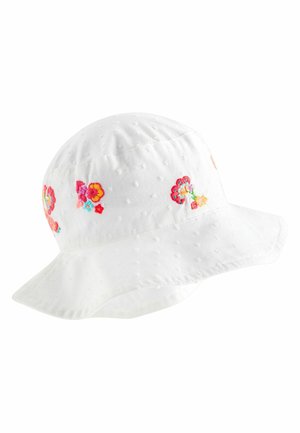 LOW BACK BUCKET - REGULAR FIT - Müts - white embroidered