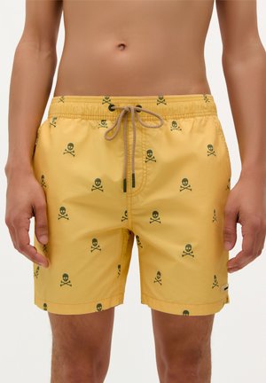 SKULL - Uimashortsit - yellow