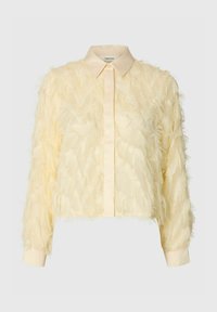 SLFMYLINE FLUFFY CROPPED - Button-down blouse - angora