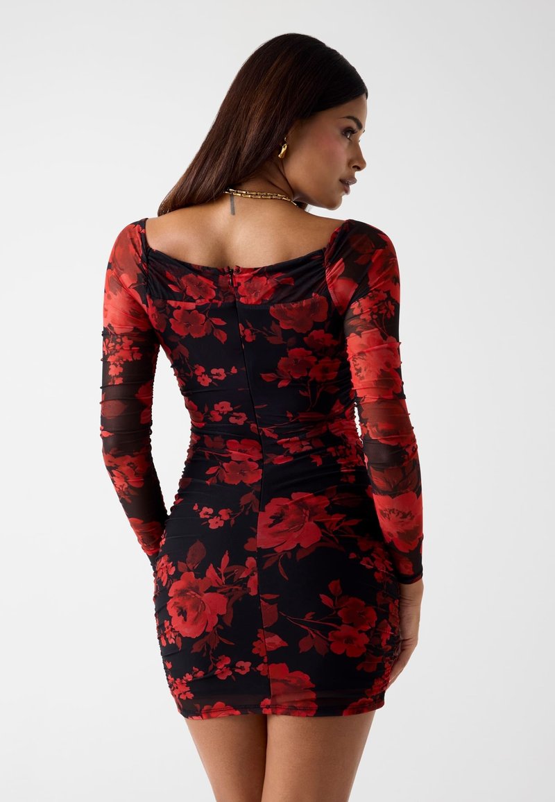 Guess MINI - Shift dress - blumenmuster rot/red - Zalando.ie Guess MINI - Shift dress - blumenmuster rot/red - Zalando.ie