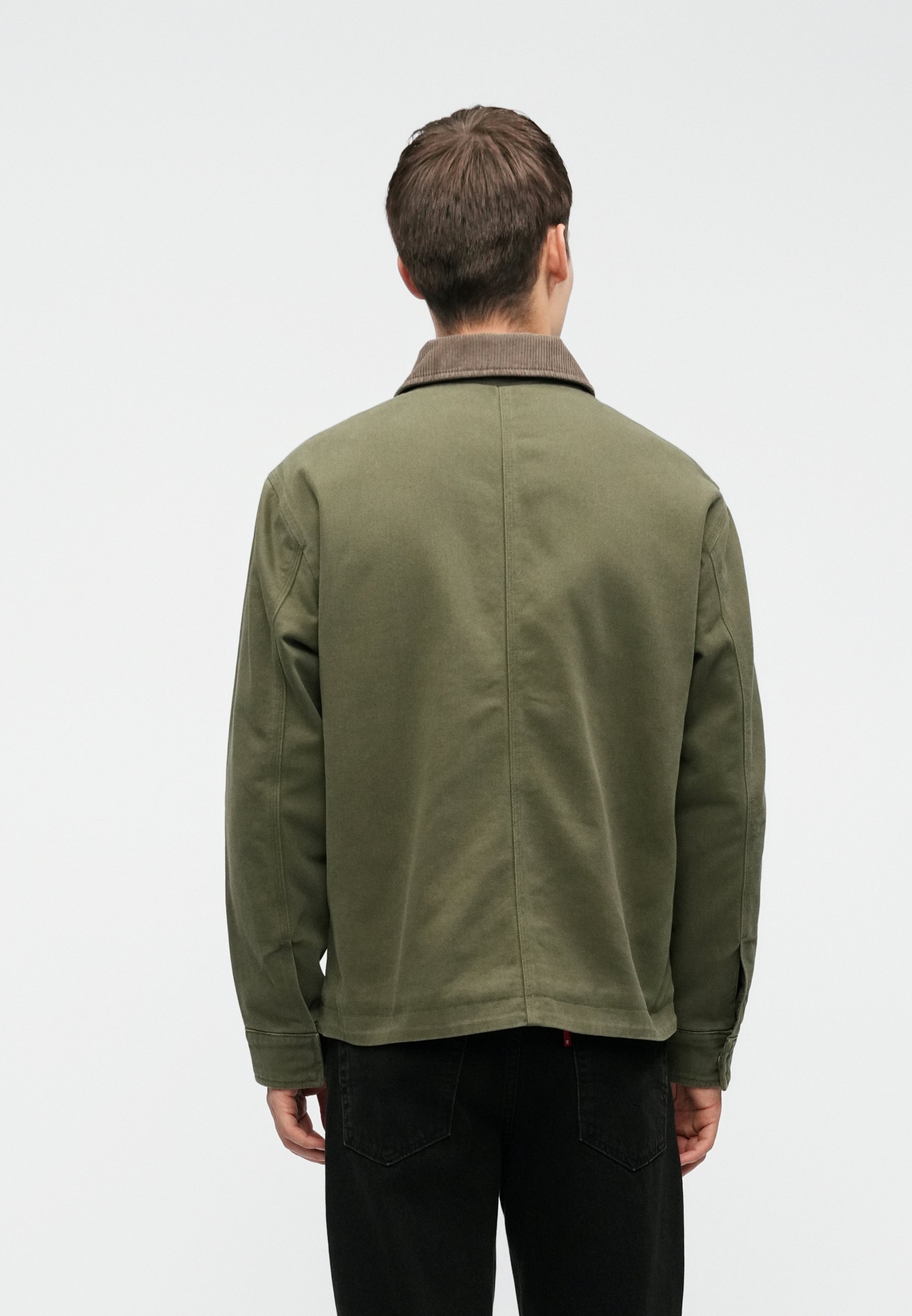 Abercrombie & Fitch KANGA ZIP JACKET - Chaqueta de entretiempo