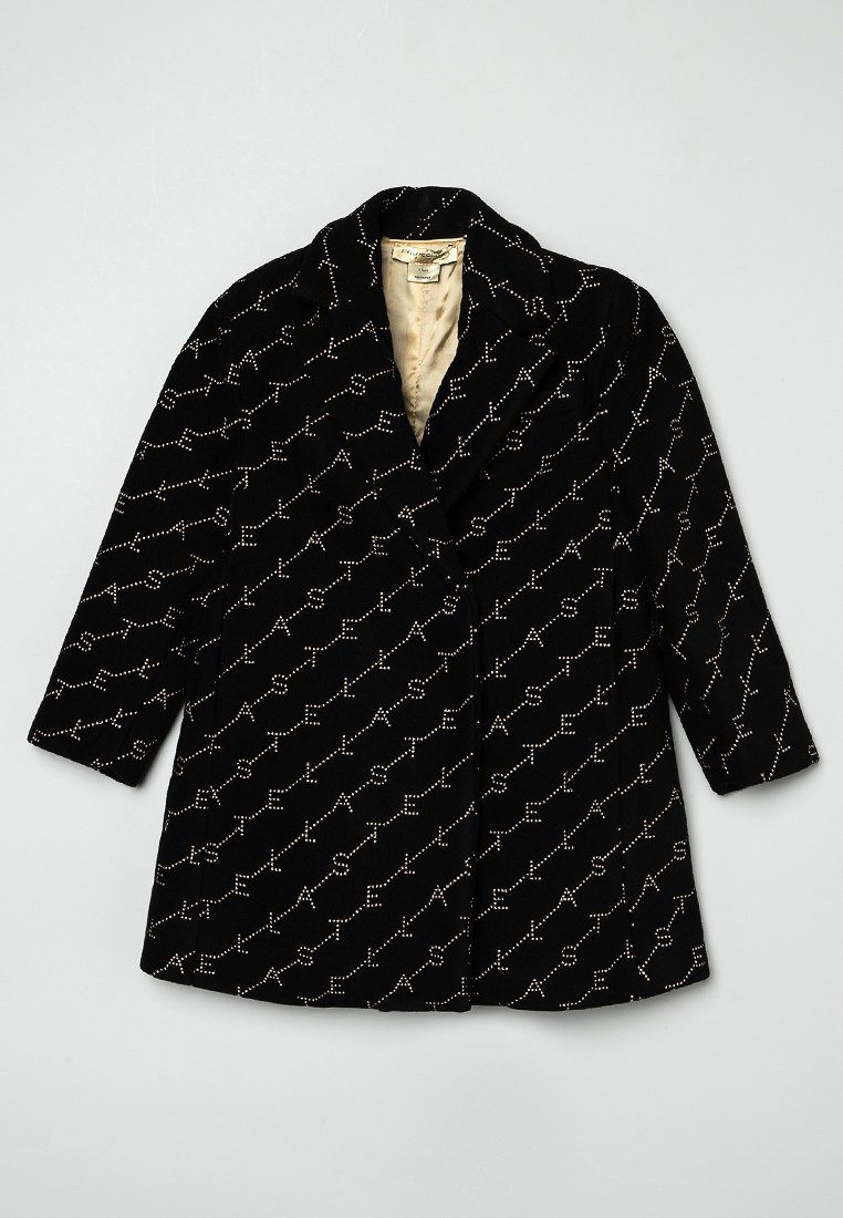 Stella McCartney Kids Halflange jas zwart