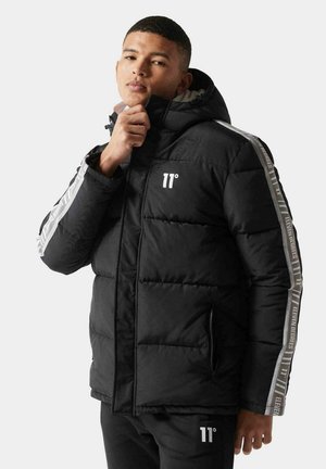 11 DEGREES RETRO TAPED PUFFER - Chaqueta de invierno - black