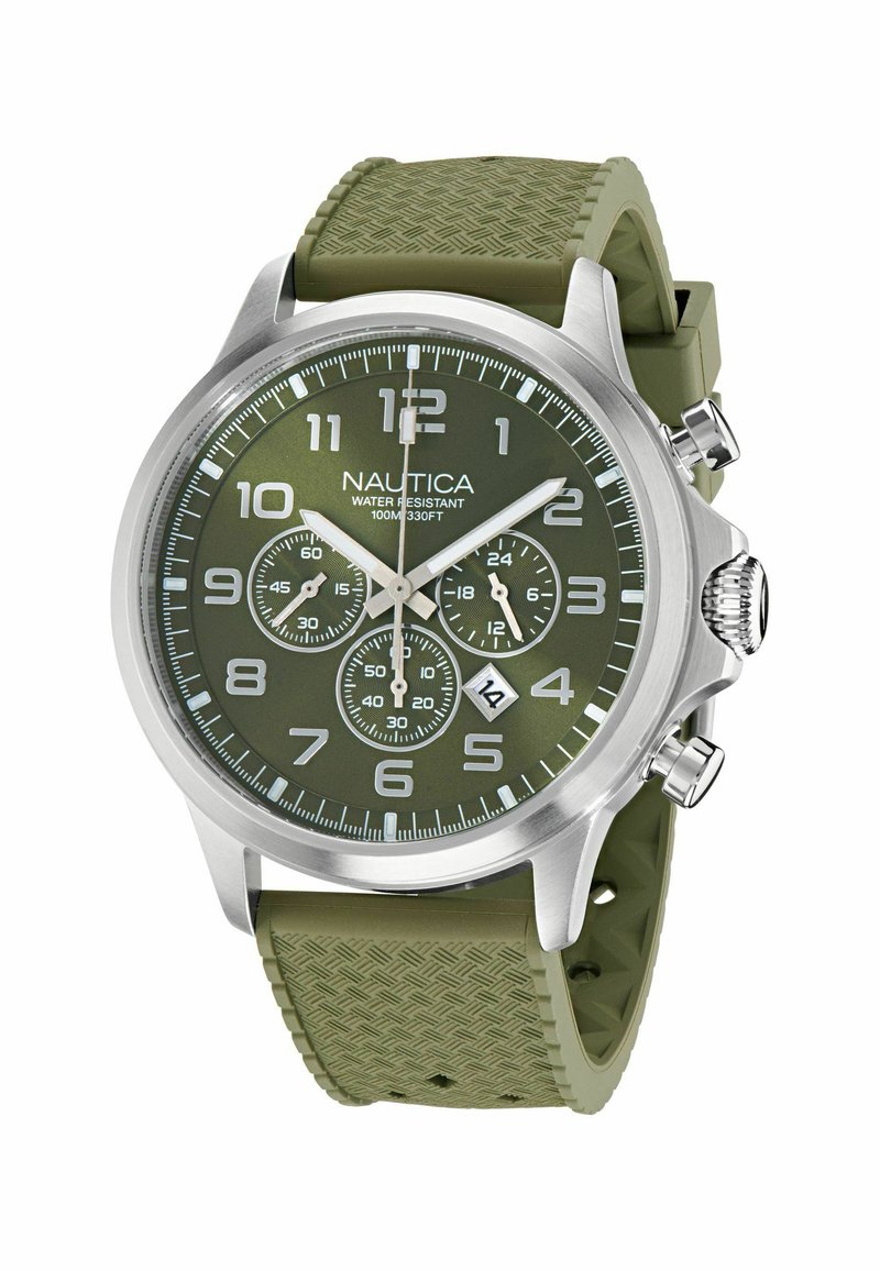 Nautica NCT BLUEOCEAN - Chronografinis laikrodis - silver tone