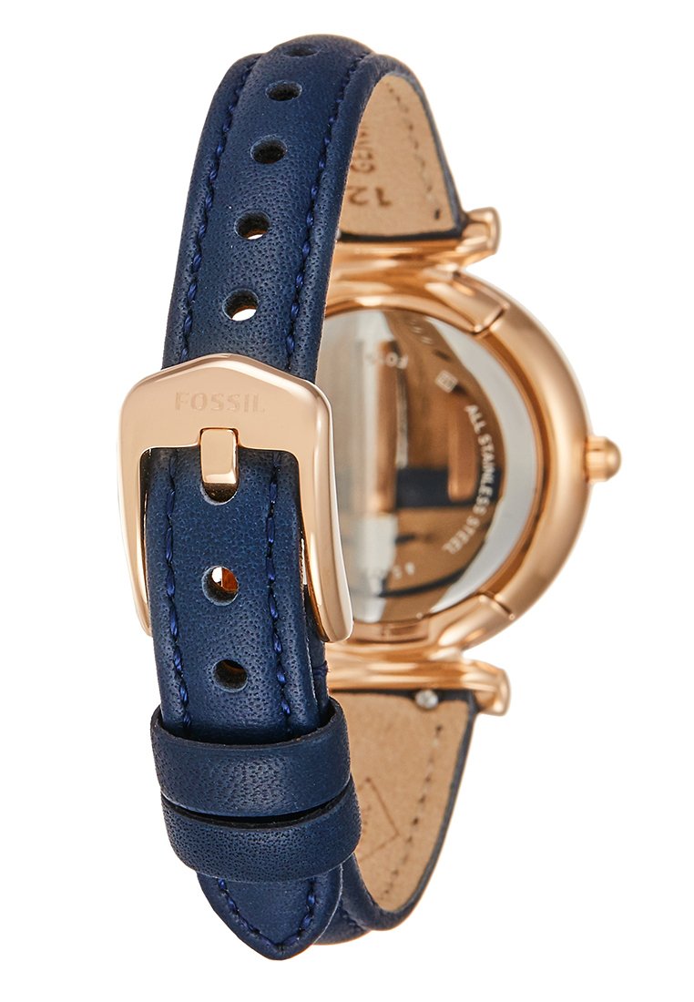 Fossil Uhren Fossil Damenuhr Blau Fossil CARLIE Watch Blau/rose