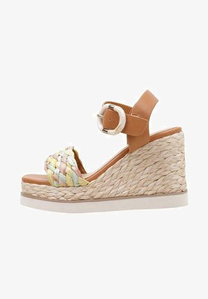 LIMMA TOKIO - Sandalias de tacón - camel