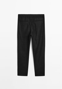 Massimo Dutti JOGGER - Trousers - black