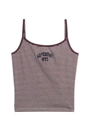 Superdry & Co, Top - port red stripe