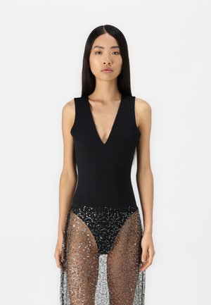 Good American SCUBA DEEP V TANK BODYSUIT - Top - black