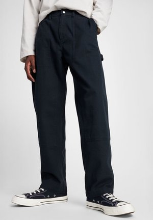 DOUBLE KNEE HARBOR - Pantalon classique - schwarz