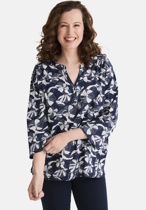 MARIE PRINT 3/4-ARM - Langarmshirt - navy floral aop
