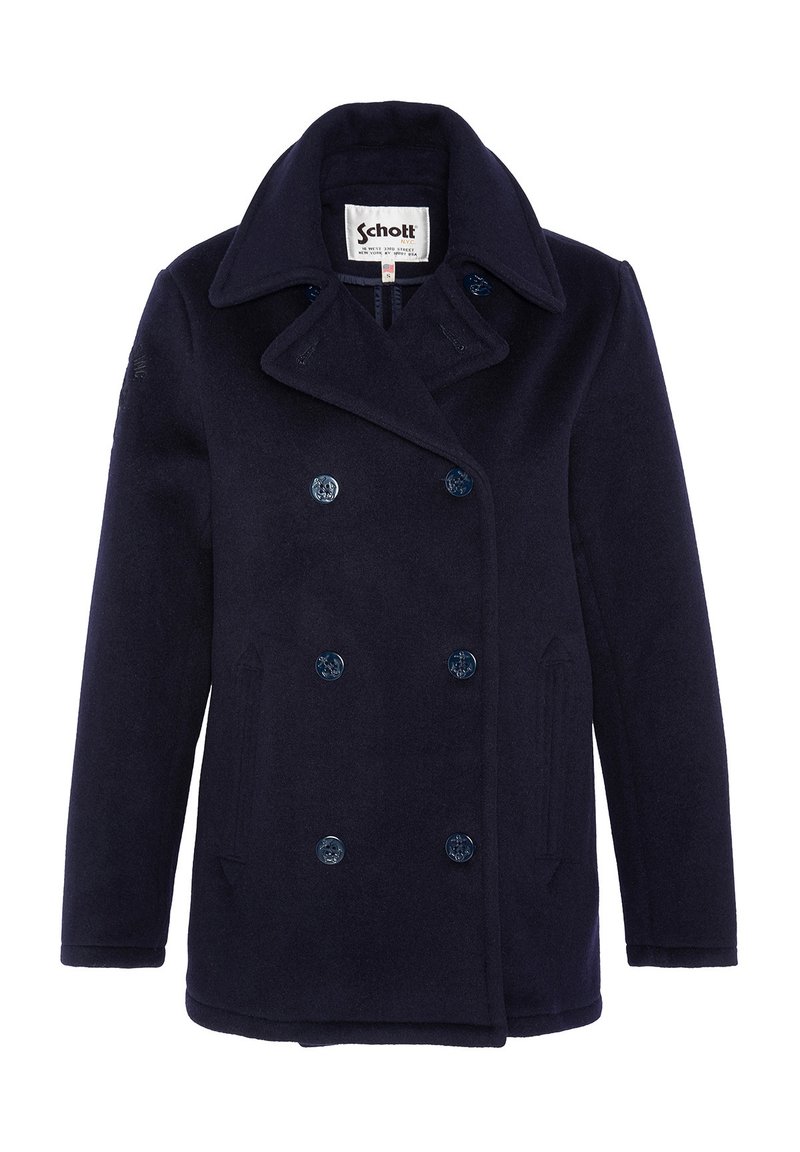 Schott CABAN - Cappotto classico - marine