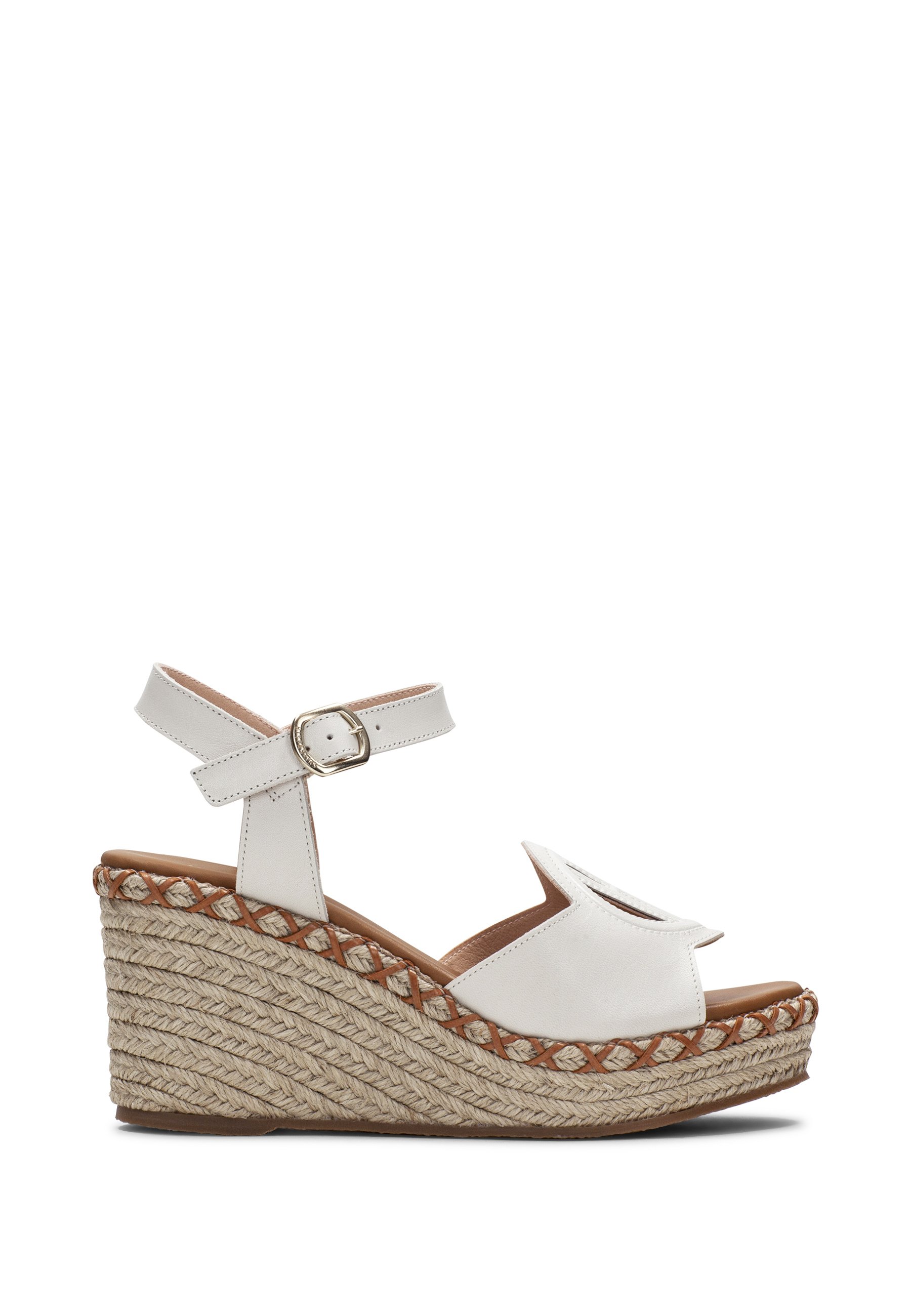 Hispanitas JIMENA - Sandalen met sleehak - white/wit - Zalando.nl