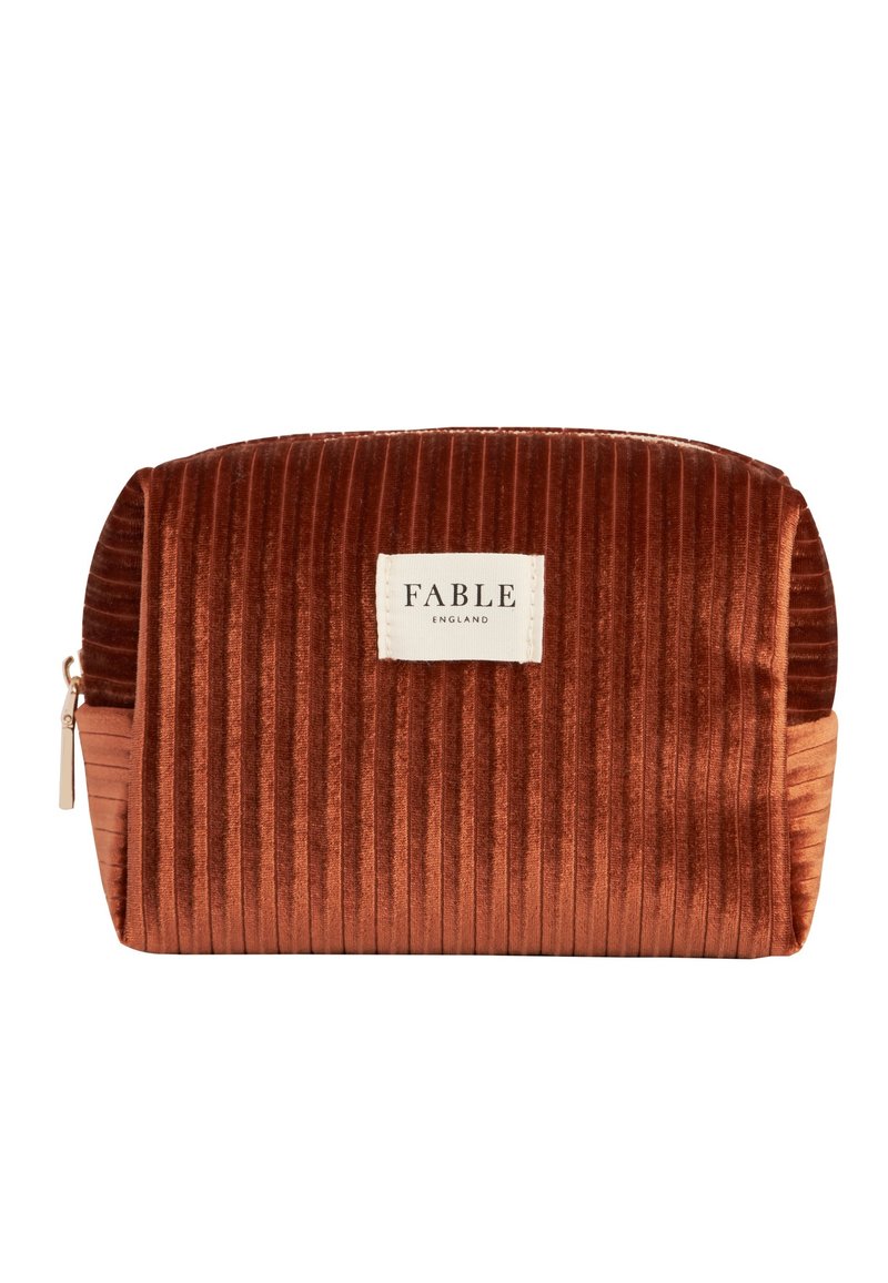 FABLE ENGLAND Blue Velvet - Wash bag - rust/bronze - Zalando.ie