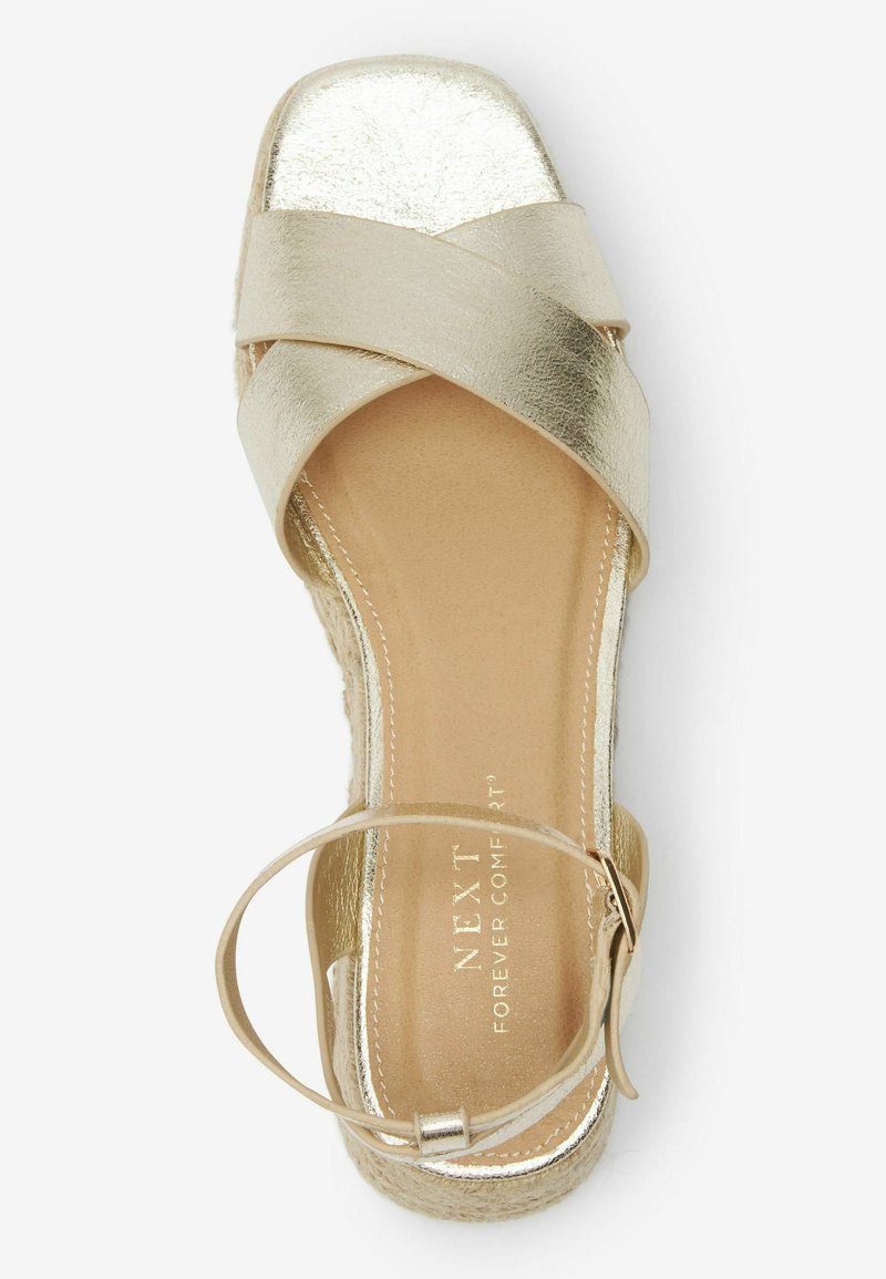 Damen Halbschuhe | Next FOREVER COMFORT CROSSOVER Espadrille gold/goldfarben - CA93413 Damen Halbschuhe | Next FOREVER COMFORT CROSSOVER Espadrille gold/goldfarben - CA93413