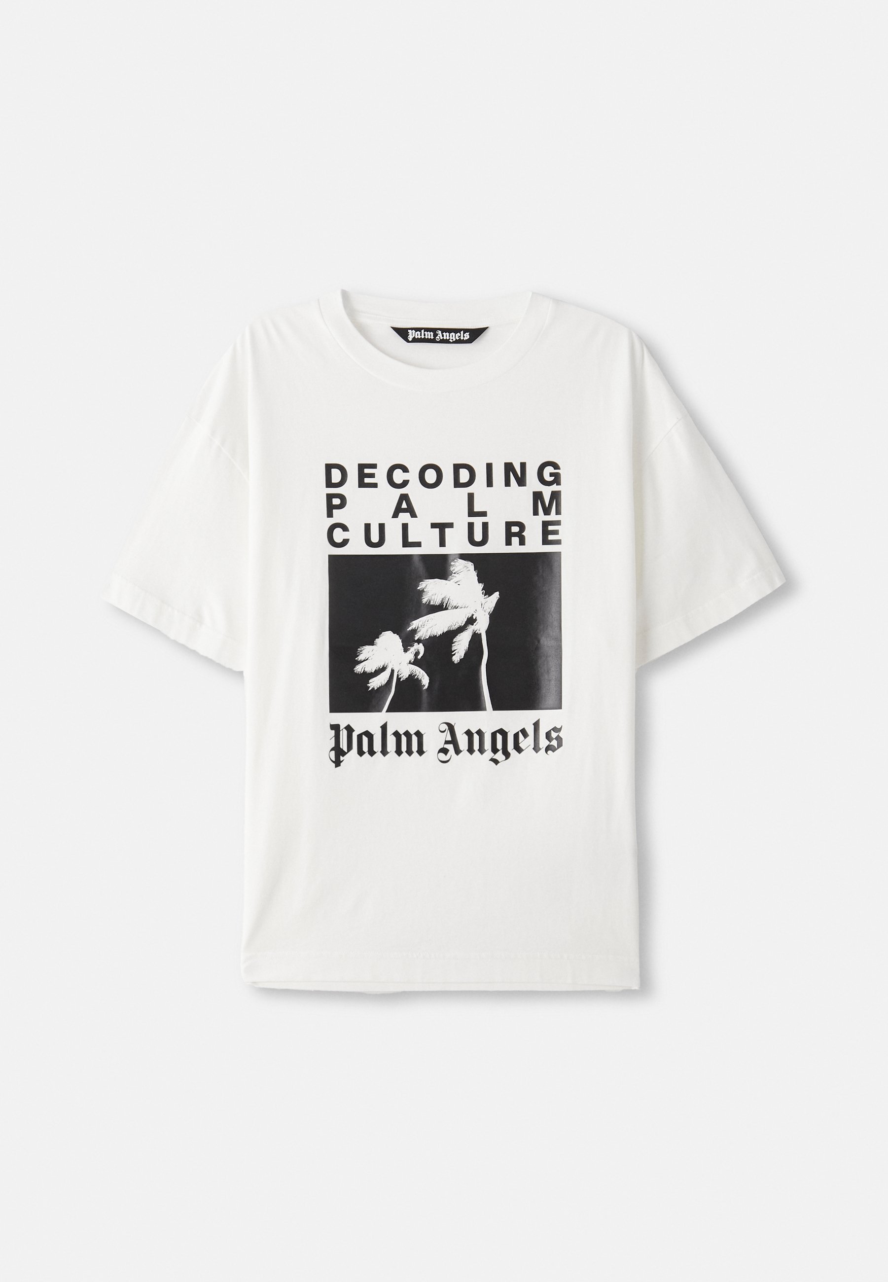 Palm Angels Angel's wings&Palm Angels Tシャツ Palm Angels T-shirt kolor czarny