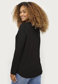 Ellos Collection Langarmshirt - tiefschwarz
