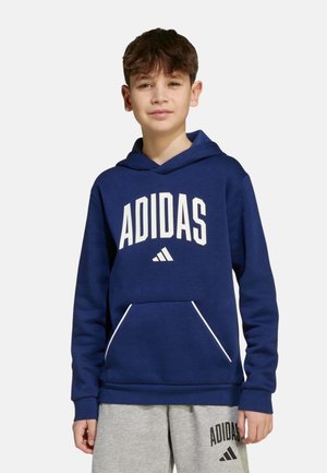 adidas Performance, SUDADERA TIPO CANGURO CON CAPUCHA SEASONAL ESSENTIALS UNISEX - Jersey con capucha - azul oscuro