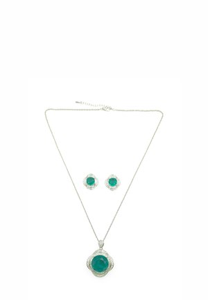 EVENT SET - Orecchini - grün/weiss/silver-coloured