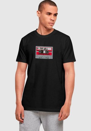 ABSOLUTE CULT STRANGER THINGS - CASSETTE FOR WILL - Print T-shirt - black
