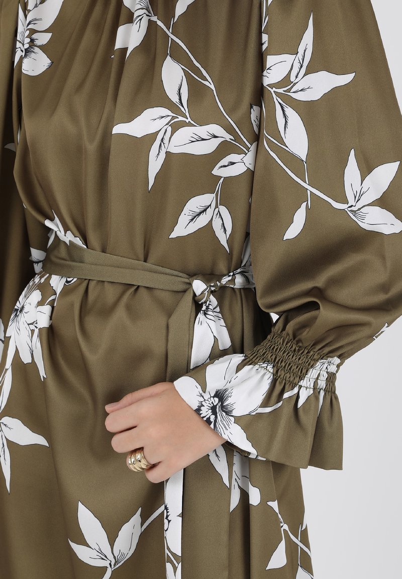 Floral Modanisa Clothes Refka By Modanisa Puff Sleeve Floral Print Dress For Women Best Floral Modanisa Clothes Refka By Modanisa Puff Sleeve Floral Print Dress For Women Best