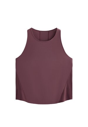 OYSHO TECHNICAL SLEEVELESS  - Top - mottled dark purple