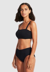 Seafolly SEA DIVE DD BANDEAU BRA - Bikinitopp - black