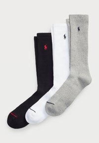 ATHLETIC CREW SOCK 3 PACK UNISEX - Kojinės - black/white/grey