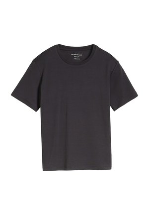 TOM TAILOR, TOM TAILOR T-SHIRT BASIC T-SHIRT - T-shirt basic - coal grey