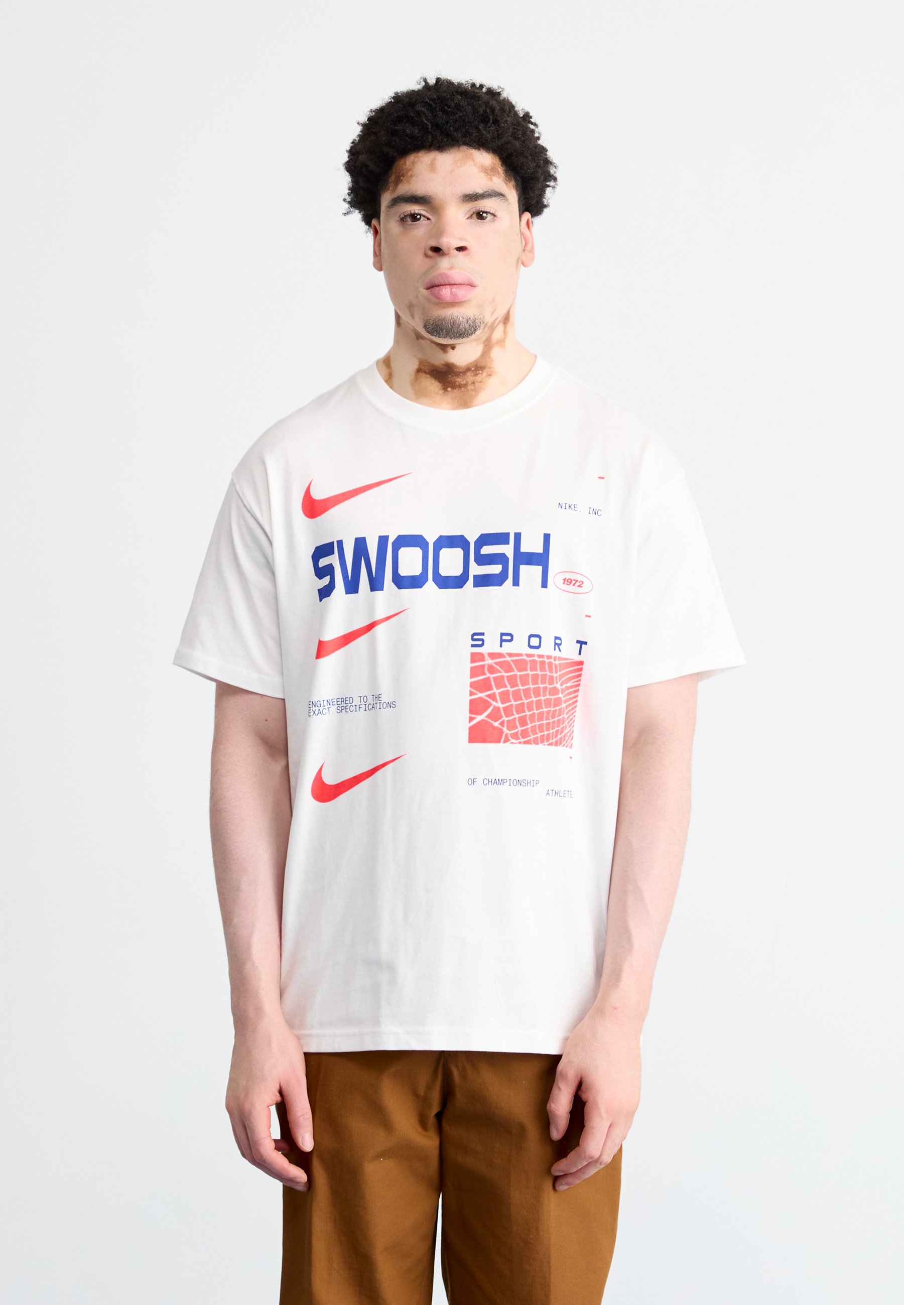 nike athlete t shirt white