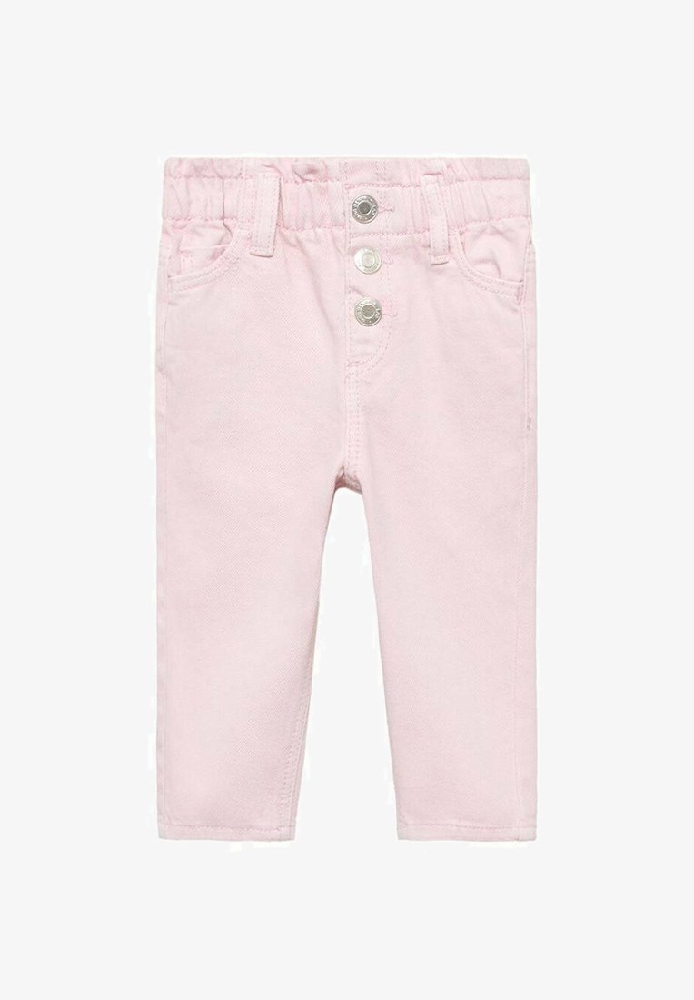 Mango Kids BABY - Kavbojke slim fit - pink