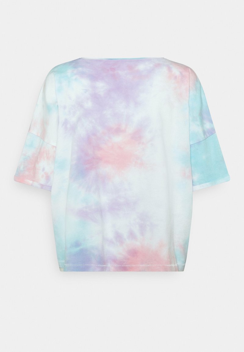 Only Onlzoey Life Tie Dye Tee T Shirt Print Purple Blu Turquoise Zalando Nl