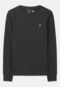 CUSTOM SLIM FIT JERSEY T-SHIRT - Tops ar garām piedurknēm - black