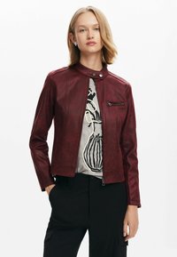 Desigual Giacca in similpelle - red