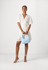 YAS YASVILMA WRAP DRESS - Dnevna obleka - star white