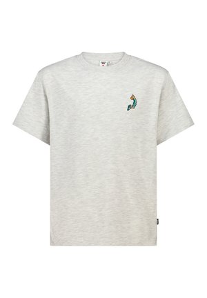 ERIK JR - T-Shirt print - light grey melange
