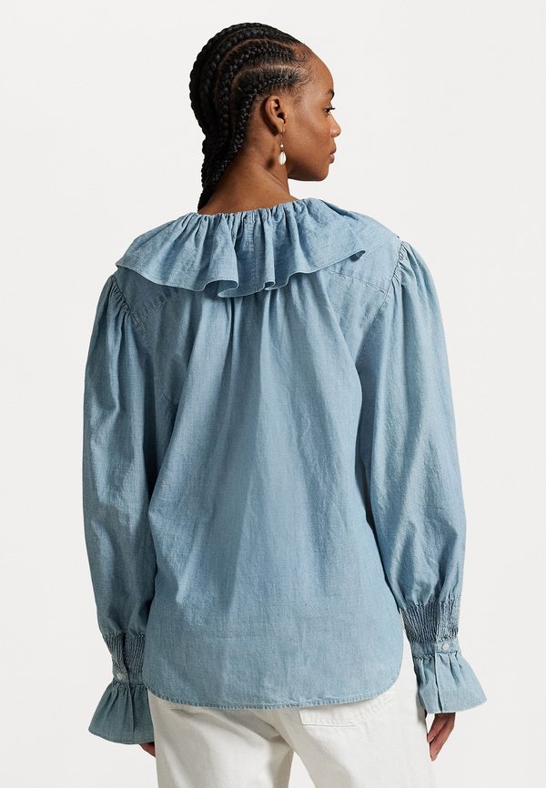 LONG SLEEVE BLOUSE - Blouse - chambray2