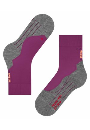 FALKE RU4 L&R RUNNING MEDIUM CUSHIONING - Calze sportive - radiant orchid