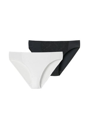 2-PACK AIR BLICKDICHTE - Slip - schwarz weiss