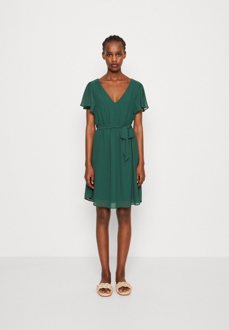 VILA VIMICADA V NECK SHORT DRESS - Robe de soirée - pineneedle