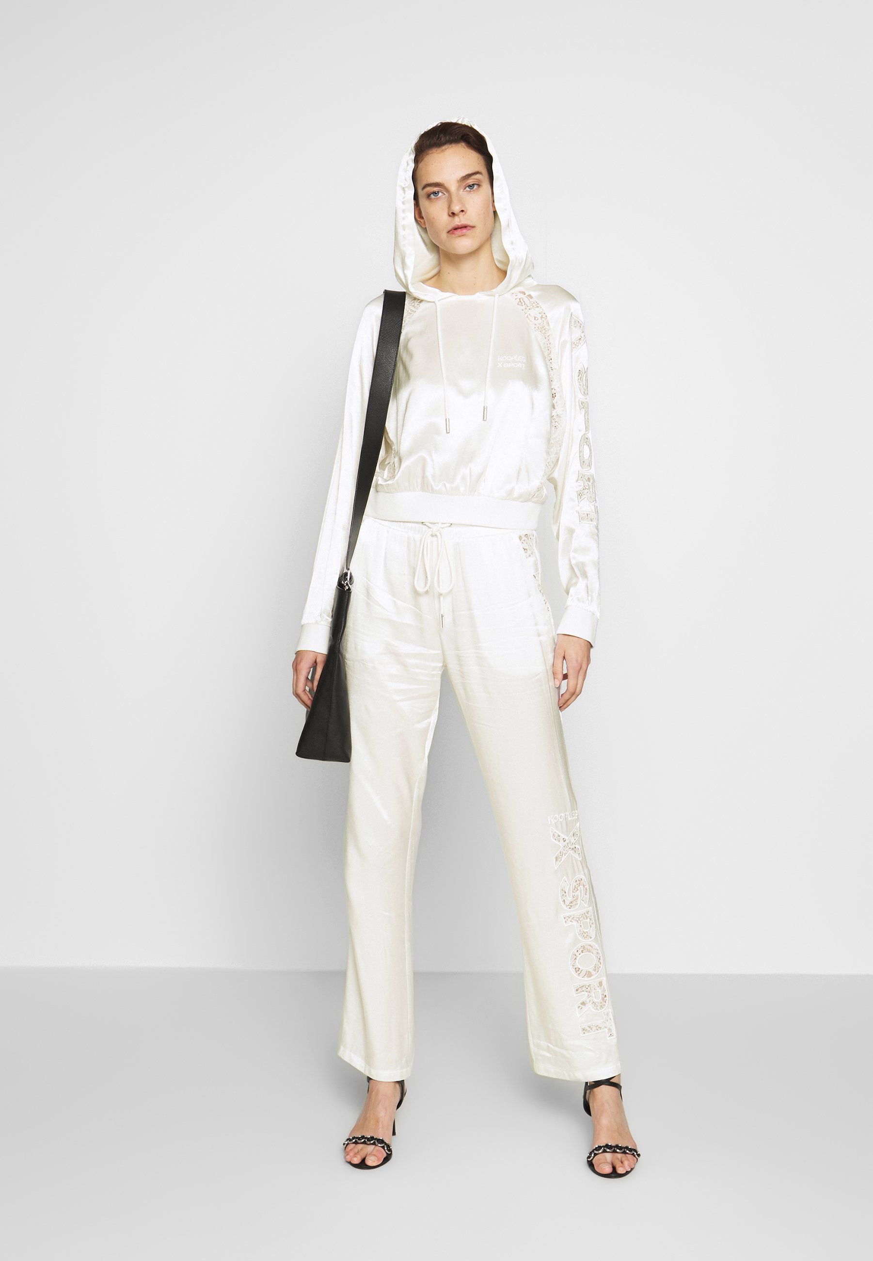 The Kooples TROUSERS Pantalones ecrucrema Zalando.es The Kooples Camisa ecrucrema Zalando.es