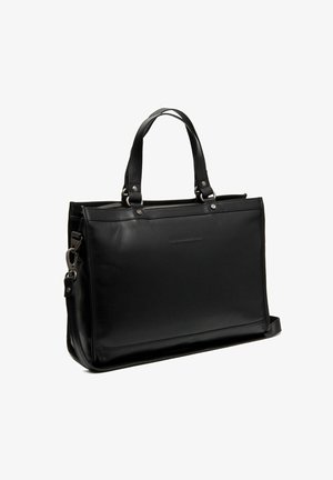 The Chesterfield Brand MANLY LAPTOPFACH - Cross body bag - black